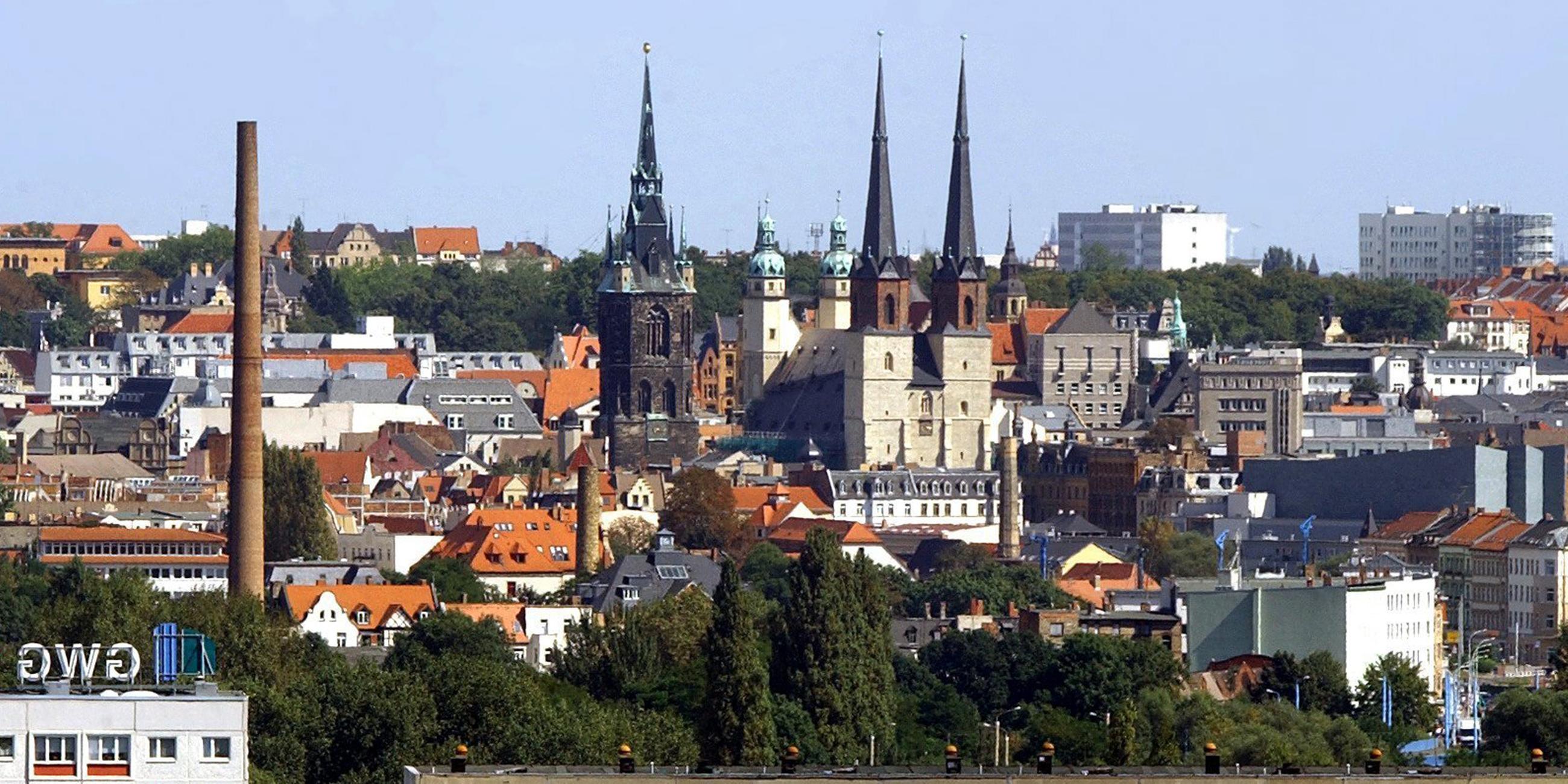 Halle Stadtansicht