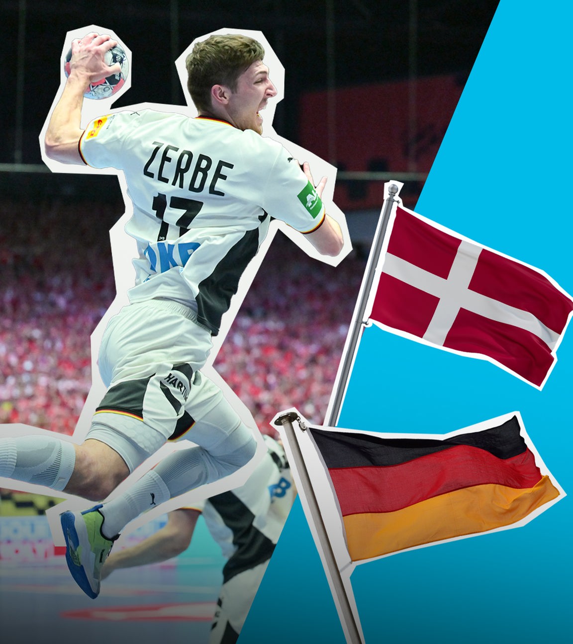 Handball-EM - Deutschland - Dänemark