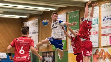 Sprungwurf beim Handball