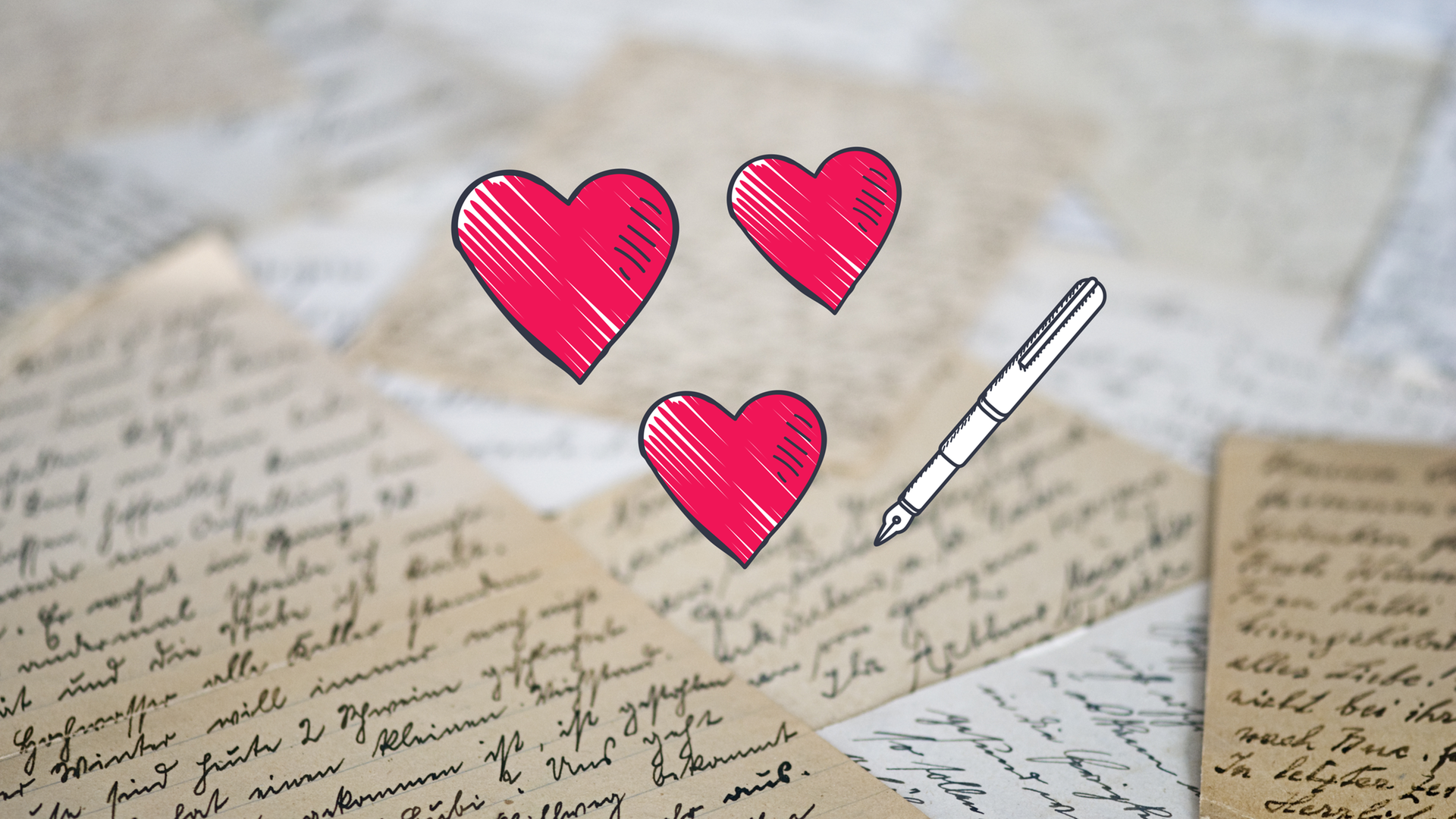 Ein Brief, der handschriftlich verfasst wurde.