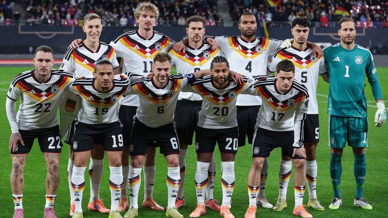 Das neue Heimtrikot beim Spiel gegen die Slowakei