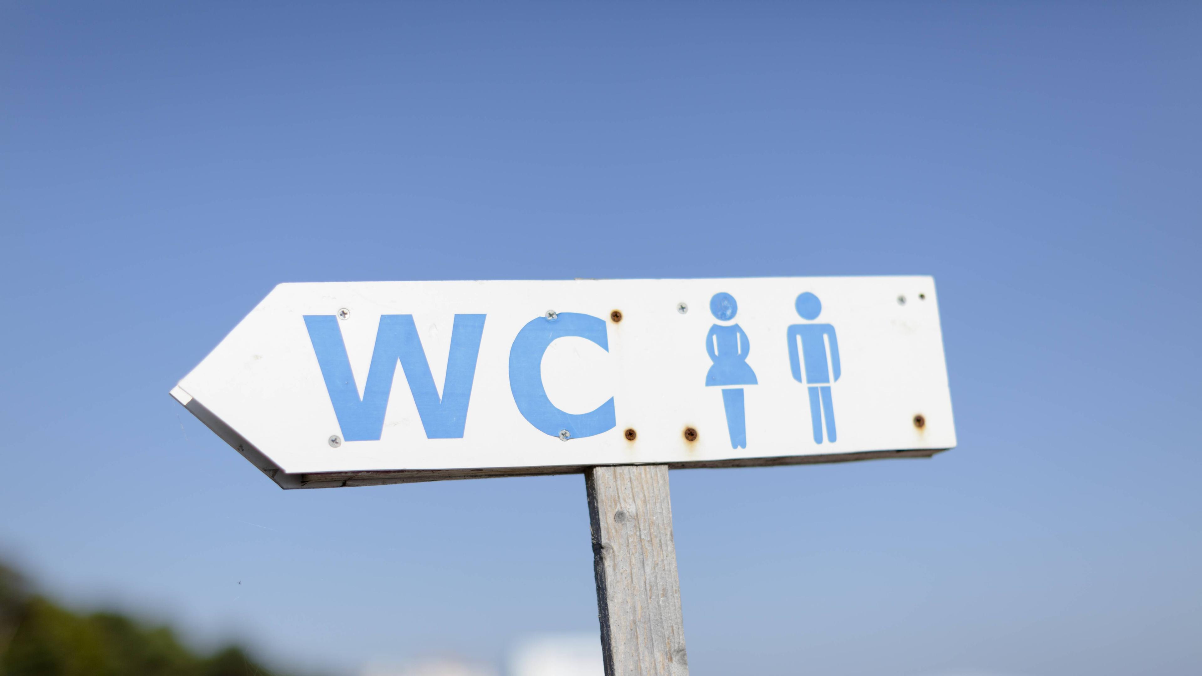 Toilettenschild