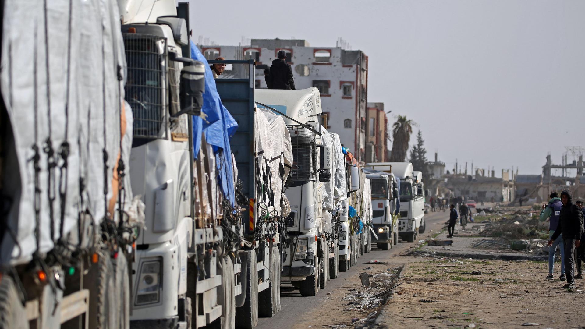 Hilfslieferungen Gaza