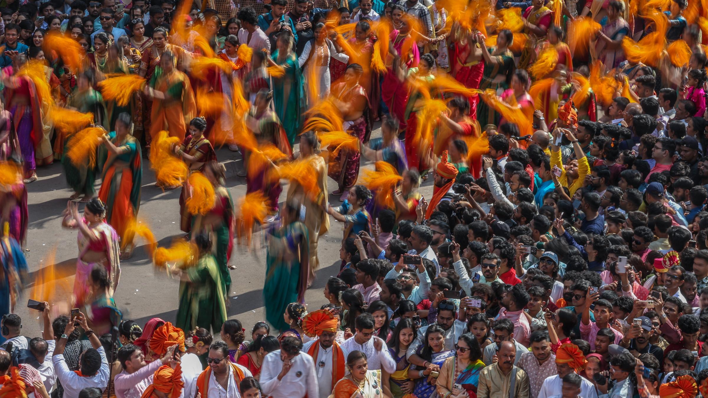 Gudi Padwa Fest in Indien