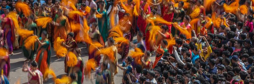 Gudi Padwa Fest in Indien