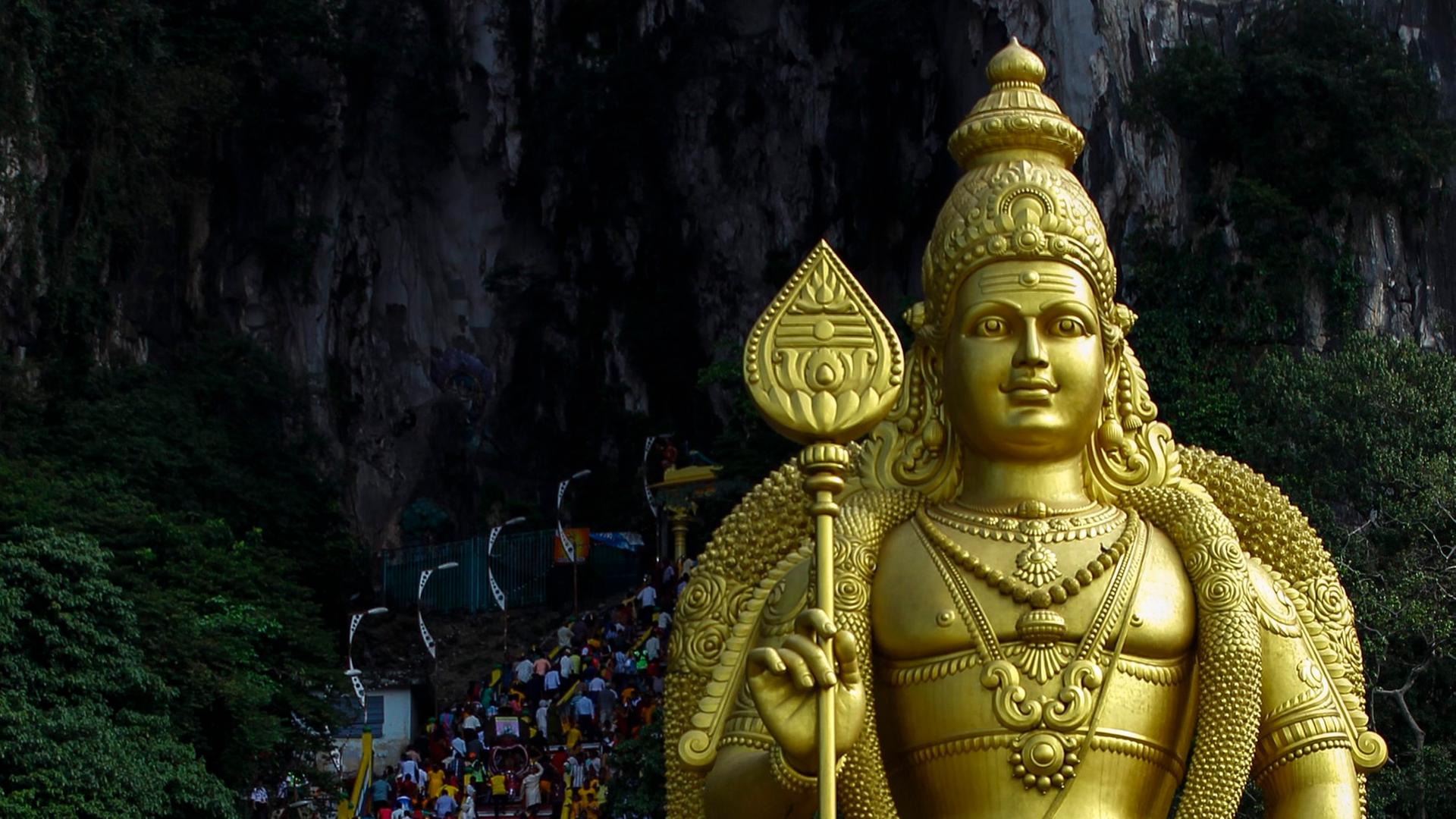 Hindus feiern Thaipusam Festival