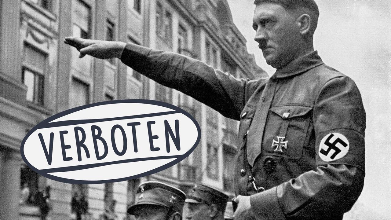 Verbotener Hitlergruß