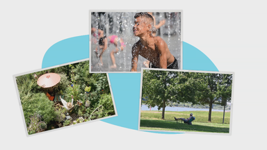 Sommerhitze in Städten