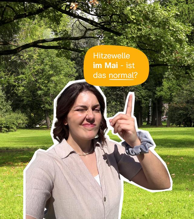 Caro draußen in der Sonne