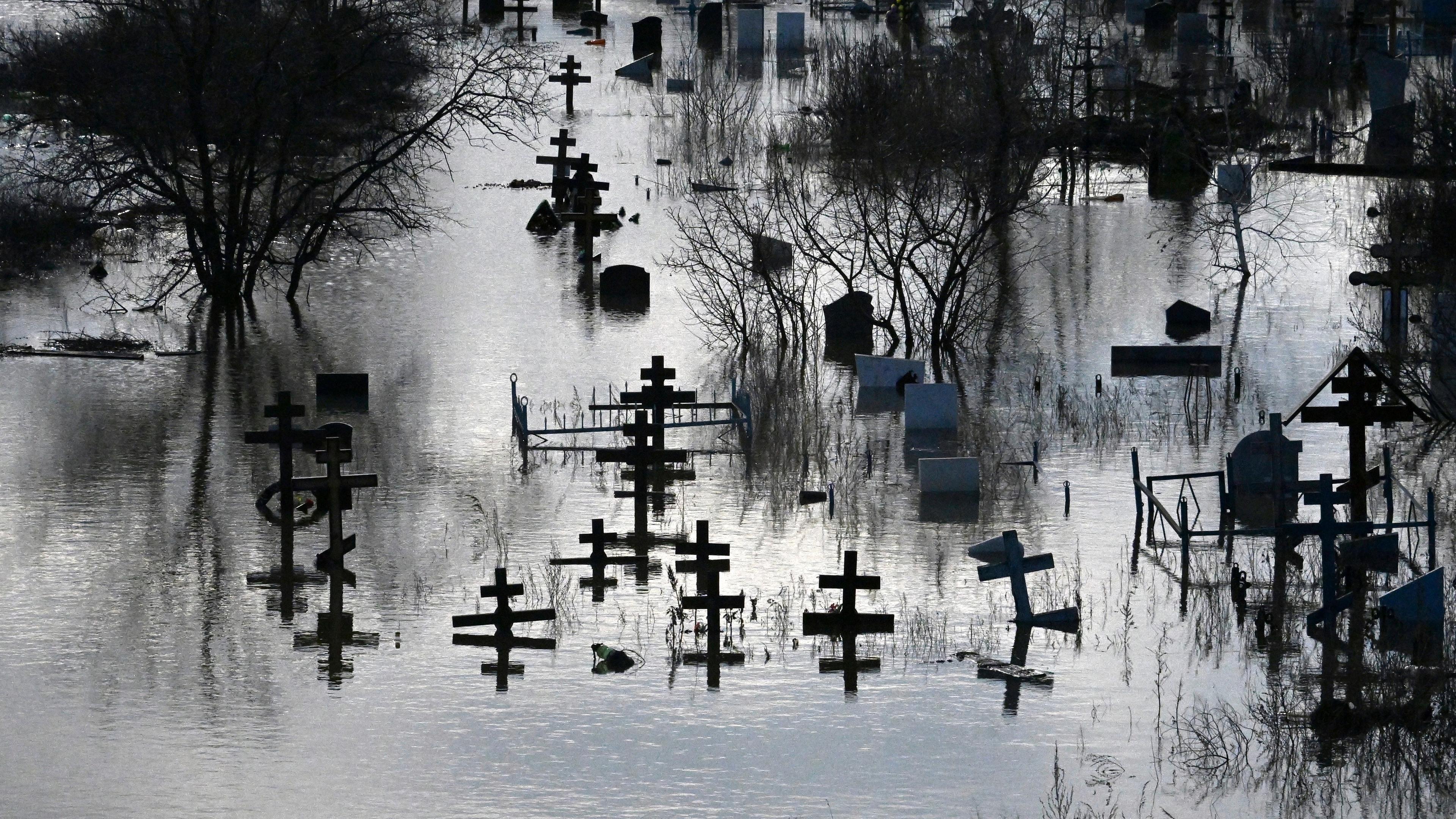 Wassermassen in Russland