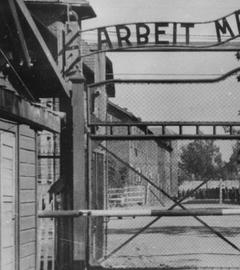 Haupttor des Konzentrationslagers Auschwitz