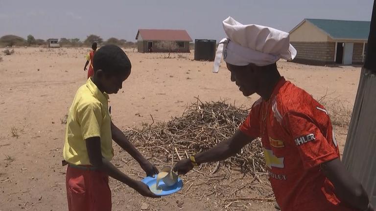 Viele Menschen hungern