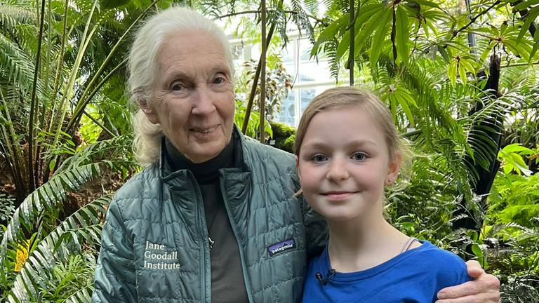 Kinderreporterin Ida trifft Jane Goodall 