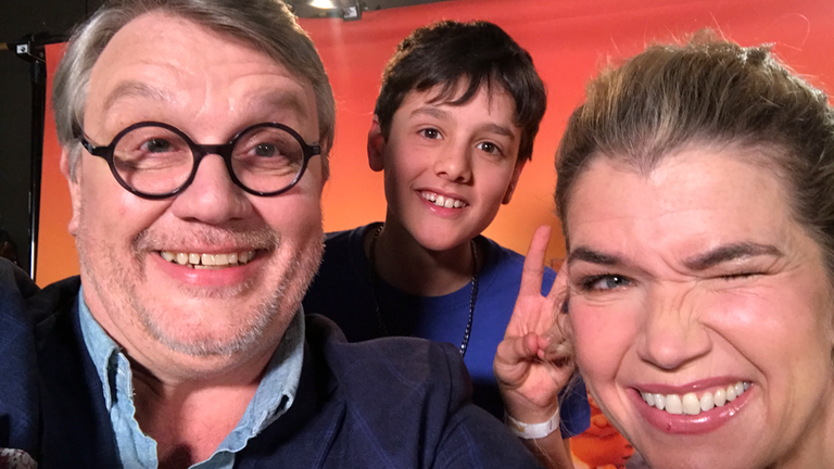 Hape Kerkeling, Kinderreporter Ilian und Anke Engelke