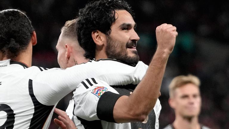 Ilkay Gündogan während des Nations League-Spiels England - Deutschland 2022.