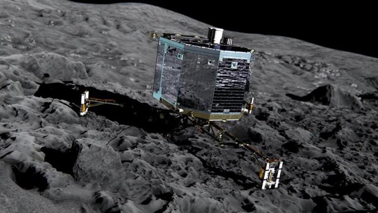 Impression von Rosetta-Lander Philae