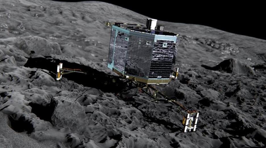 Impression von Rosetta-Lander Philae