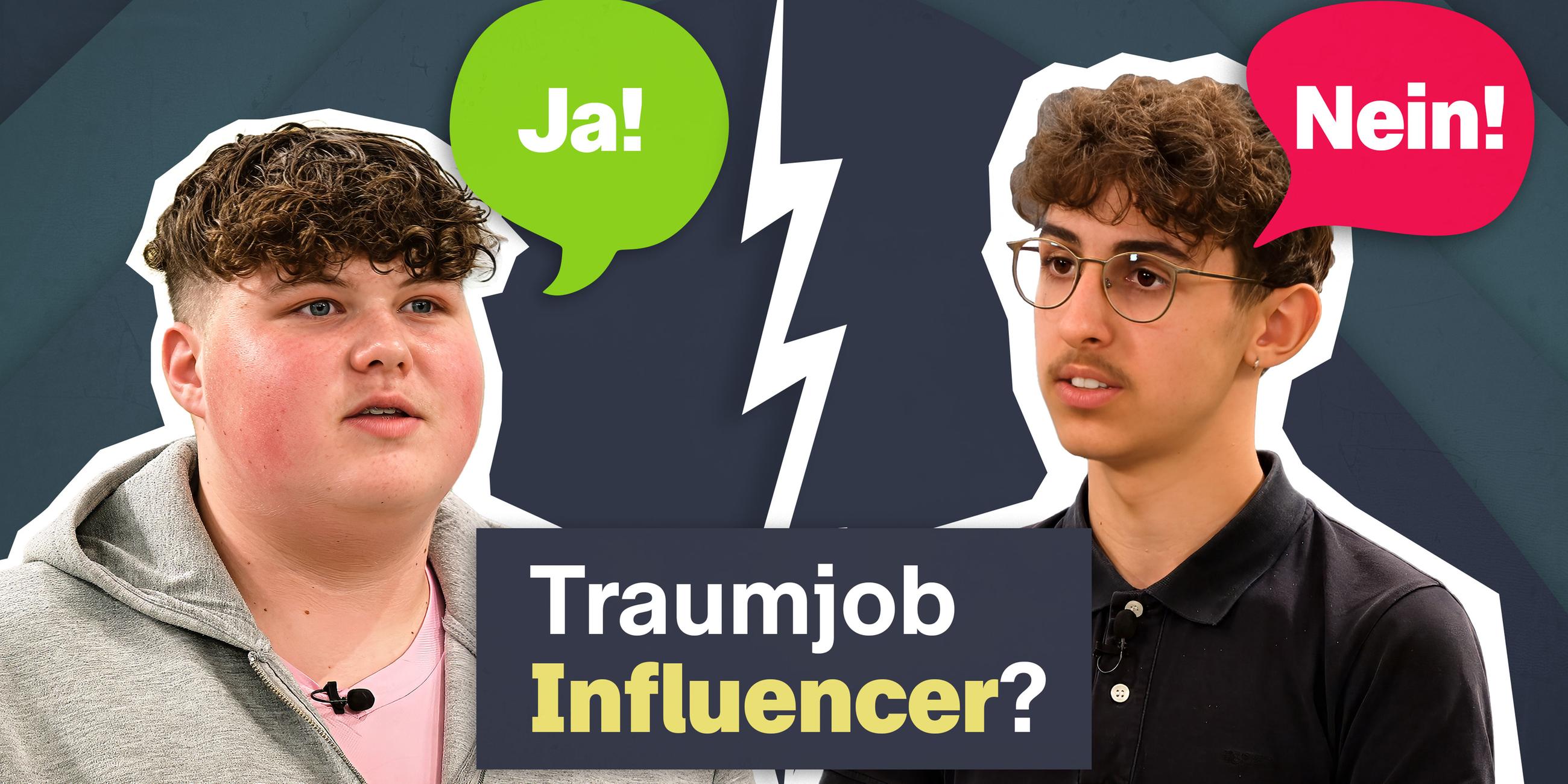 Diskussion über den Job Influencer