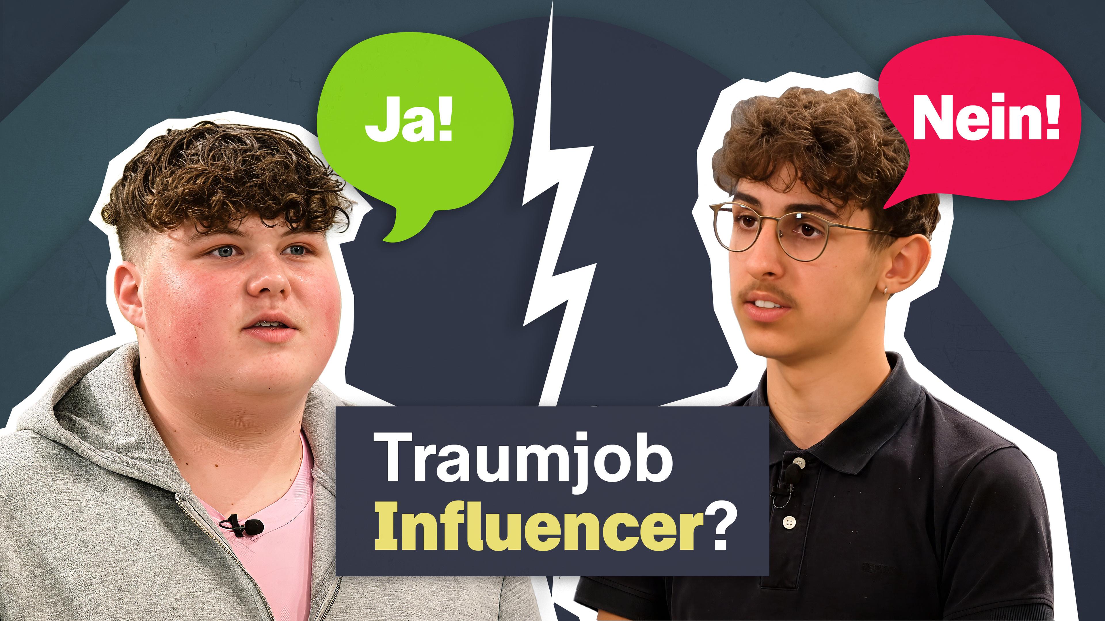 Diskussion über den Job Influencer