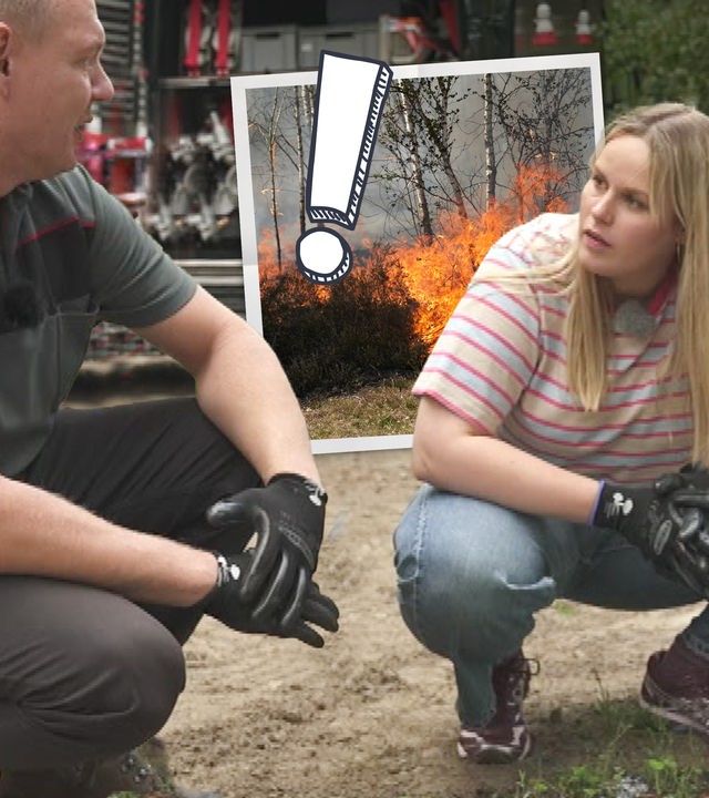 Isabelle checkt Maßnahmen gegen Waldbrände