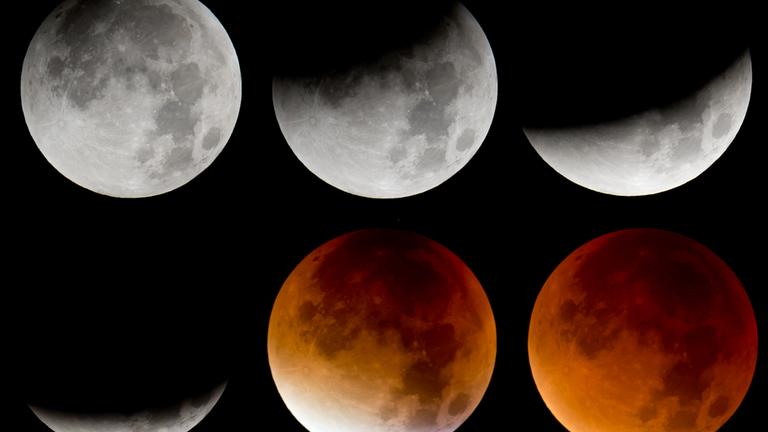 mondfinsternis - bildkombo
