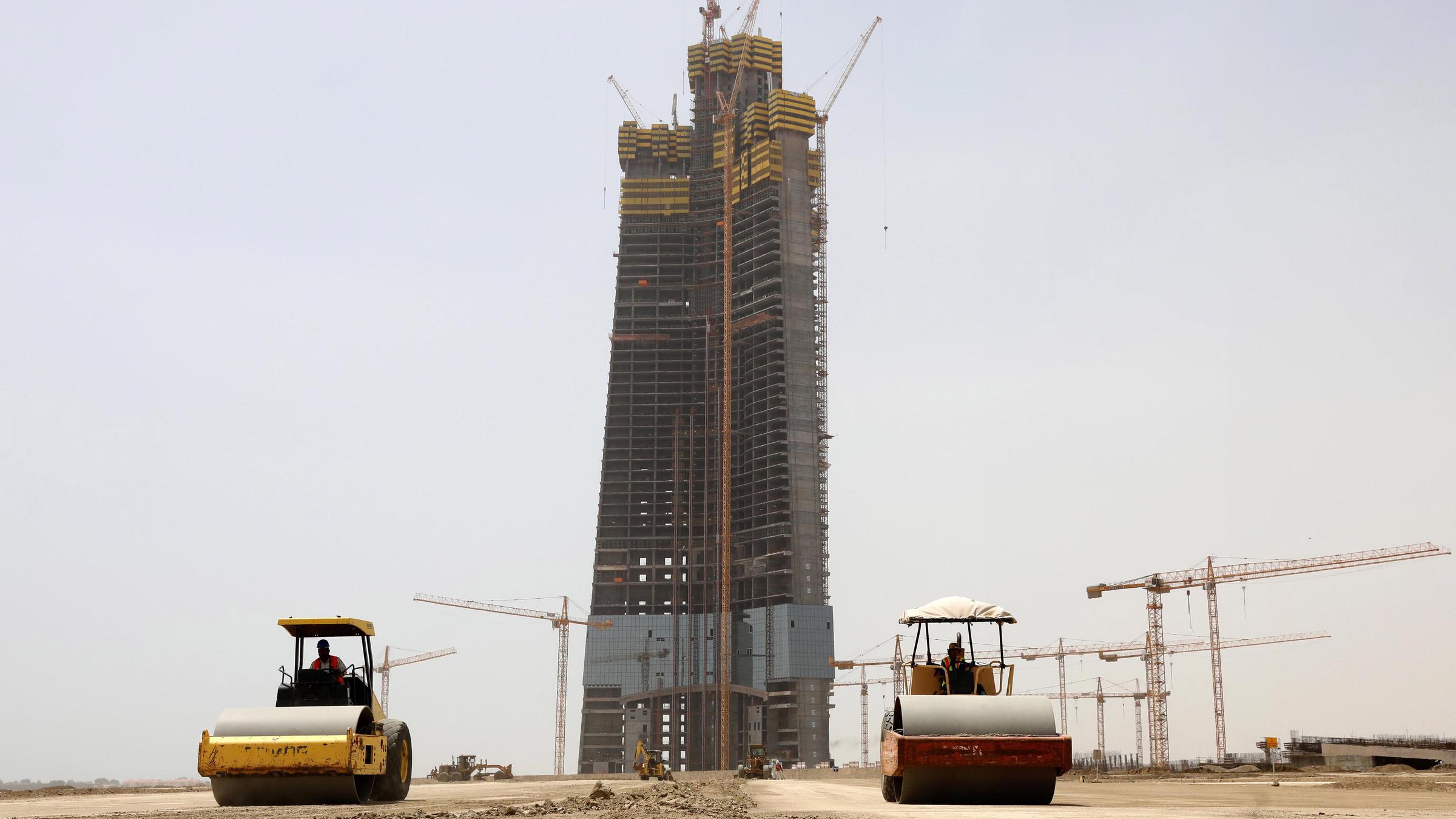 Jeddah Tower in Dschidda in Saudi-Arabien