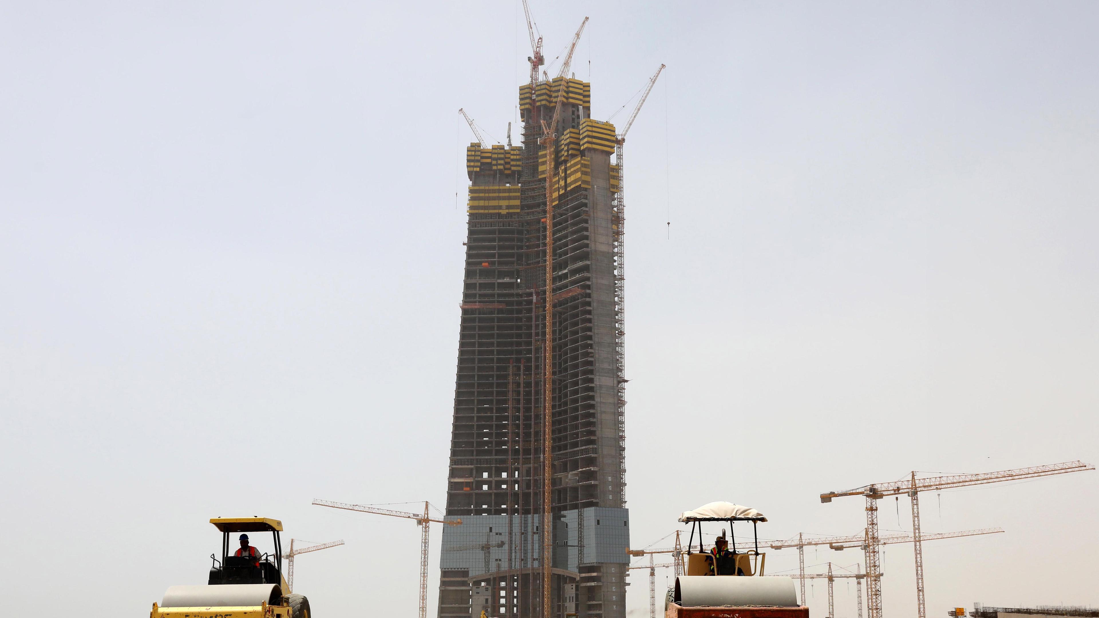 Jeddah Tower in Dschidda in Saudi-Arabien