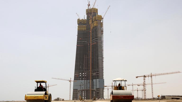 Jeddah Tower in Dschidda in Saudi-Arabien
