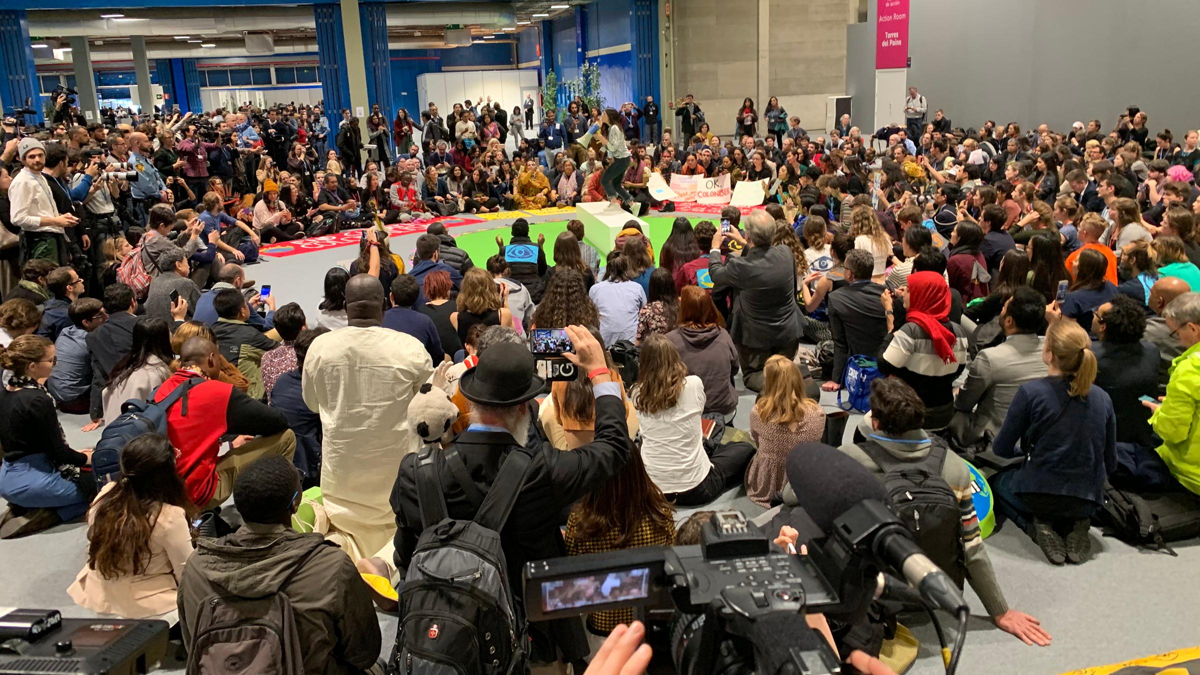 Sit-in von Fridays for Future