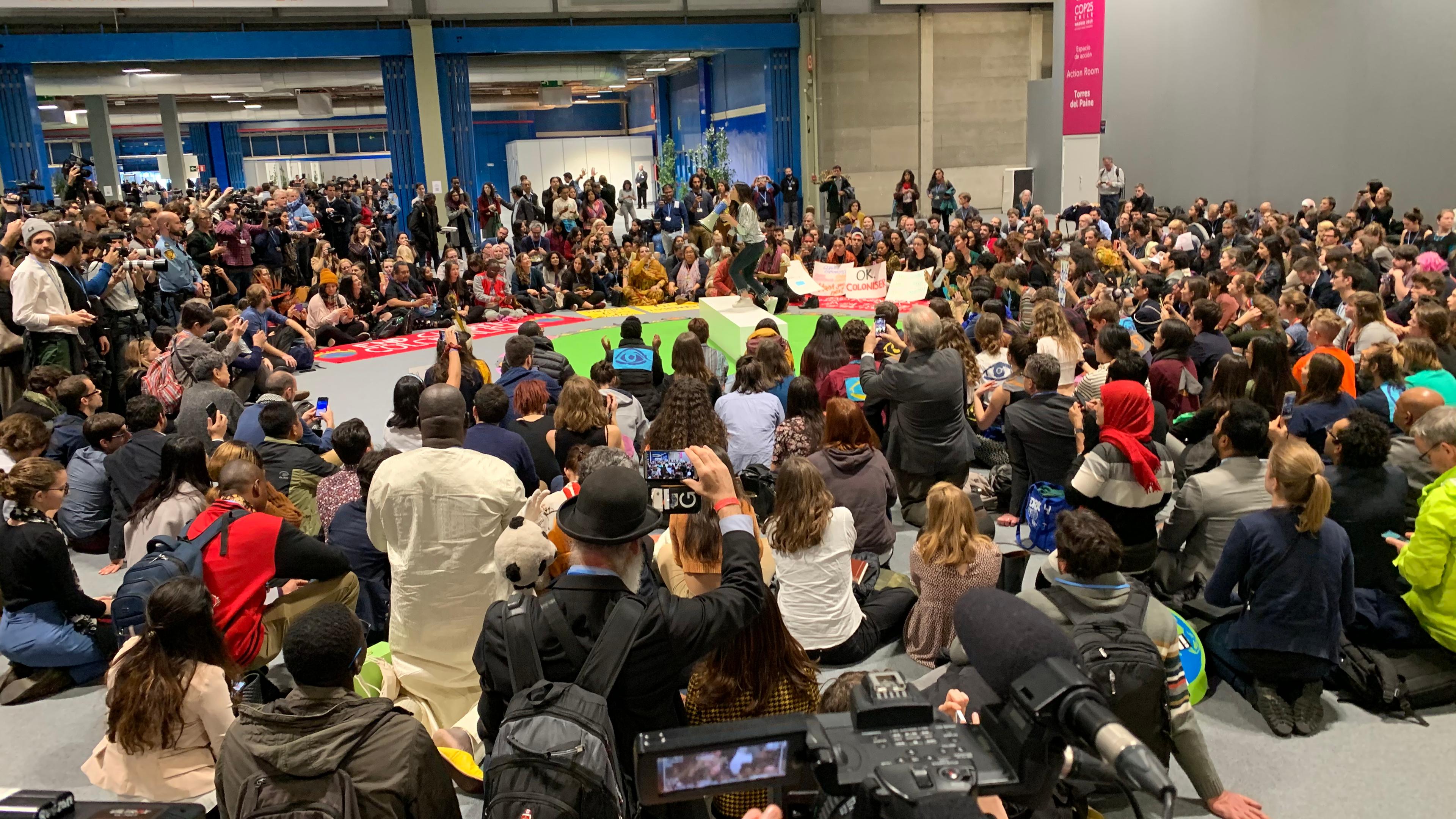 Sit-in von Fridays for Future