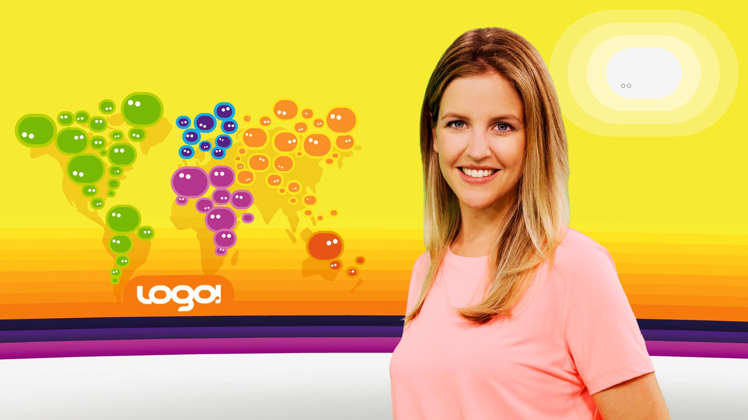 logo!-Moderatorin Jennie im Studio