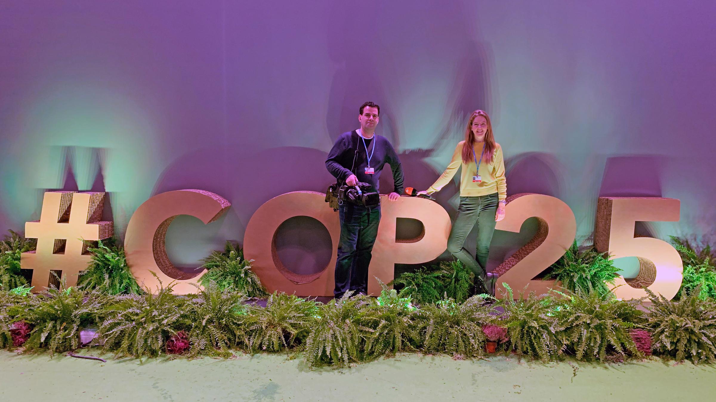 Jennie auf der Weltklimakonferenz