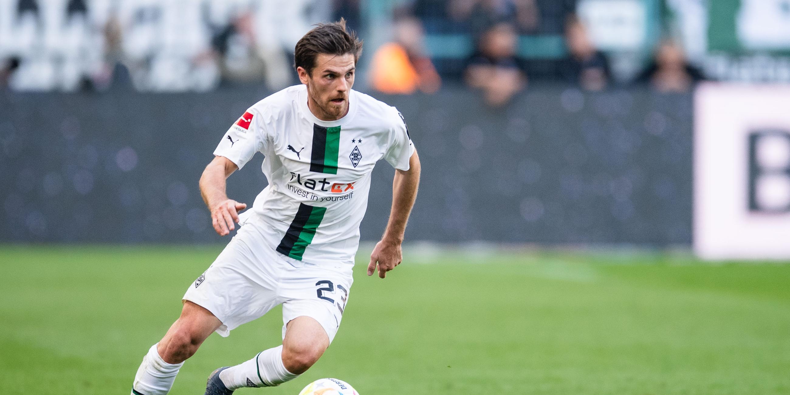 Jonas Hofmann während des Bundesliga-Spiels Borussia Mönchengladbach - 1. FC Köln.