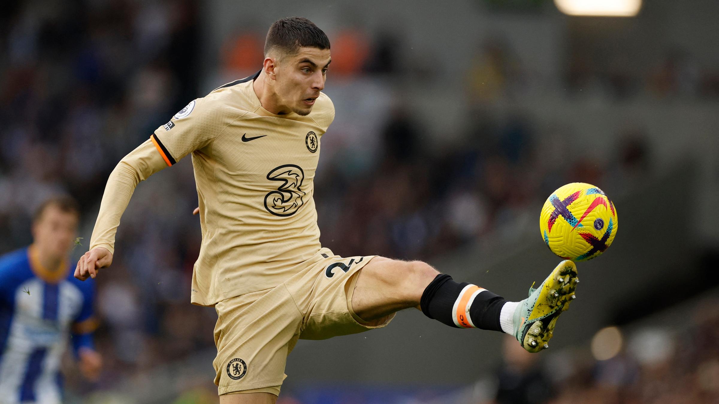 Kia Haverz während der Premier League - Brighton & Hove Albion v Chelsea.