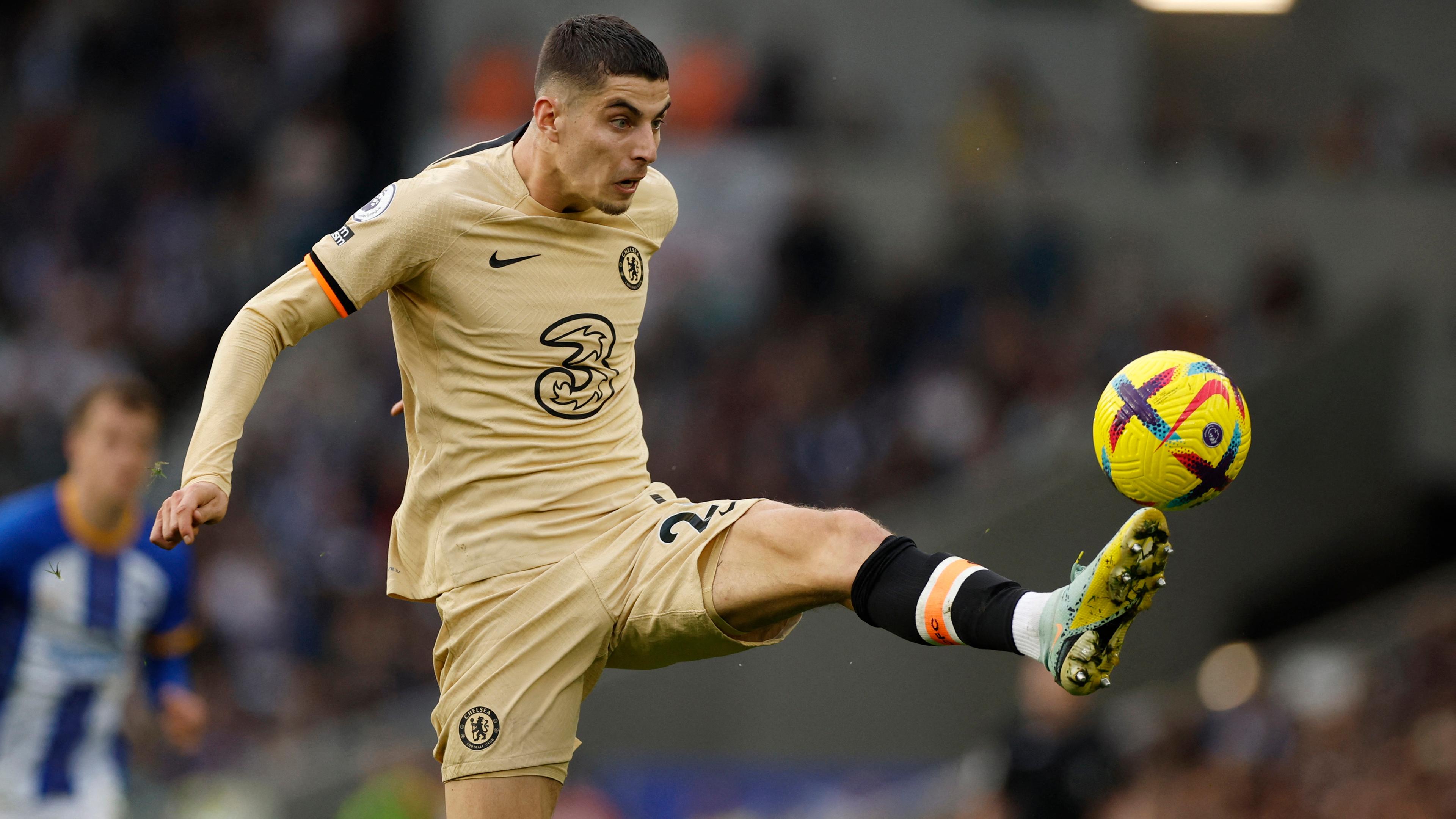 Kia Haverz während der Premier League - Brighton & Hove Albion v Chelsea.