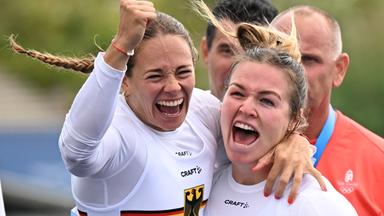 Paulina Paszek jubelt mit Julie-Marie Hake