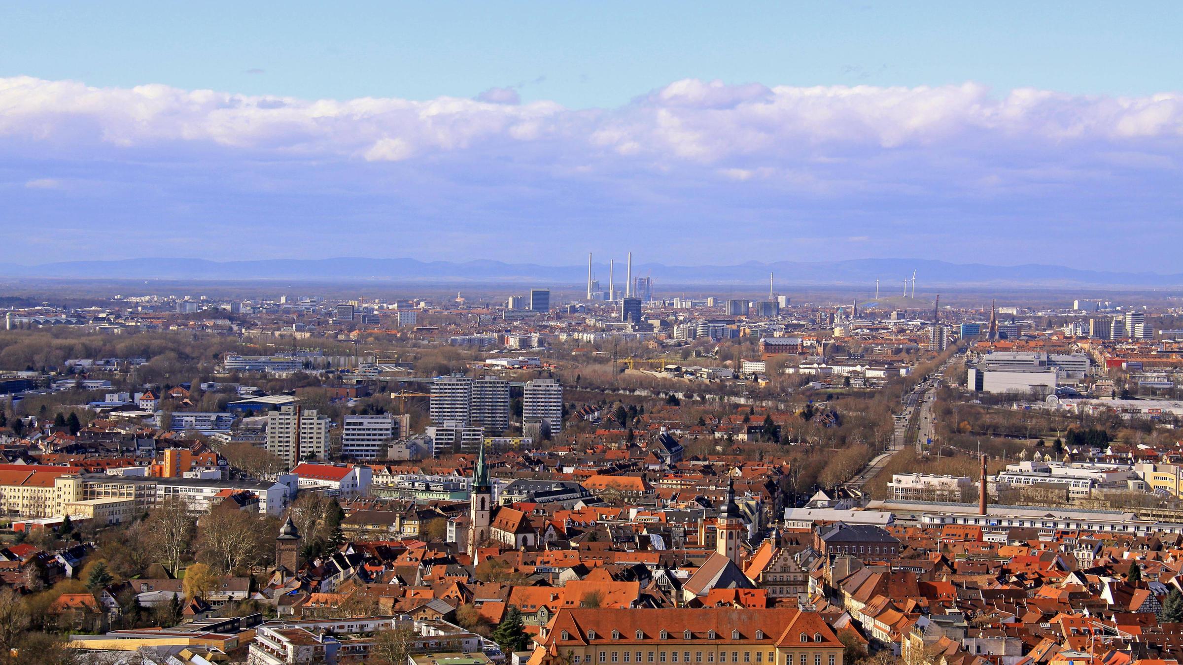 Karlsruhe Stadtansicht