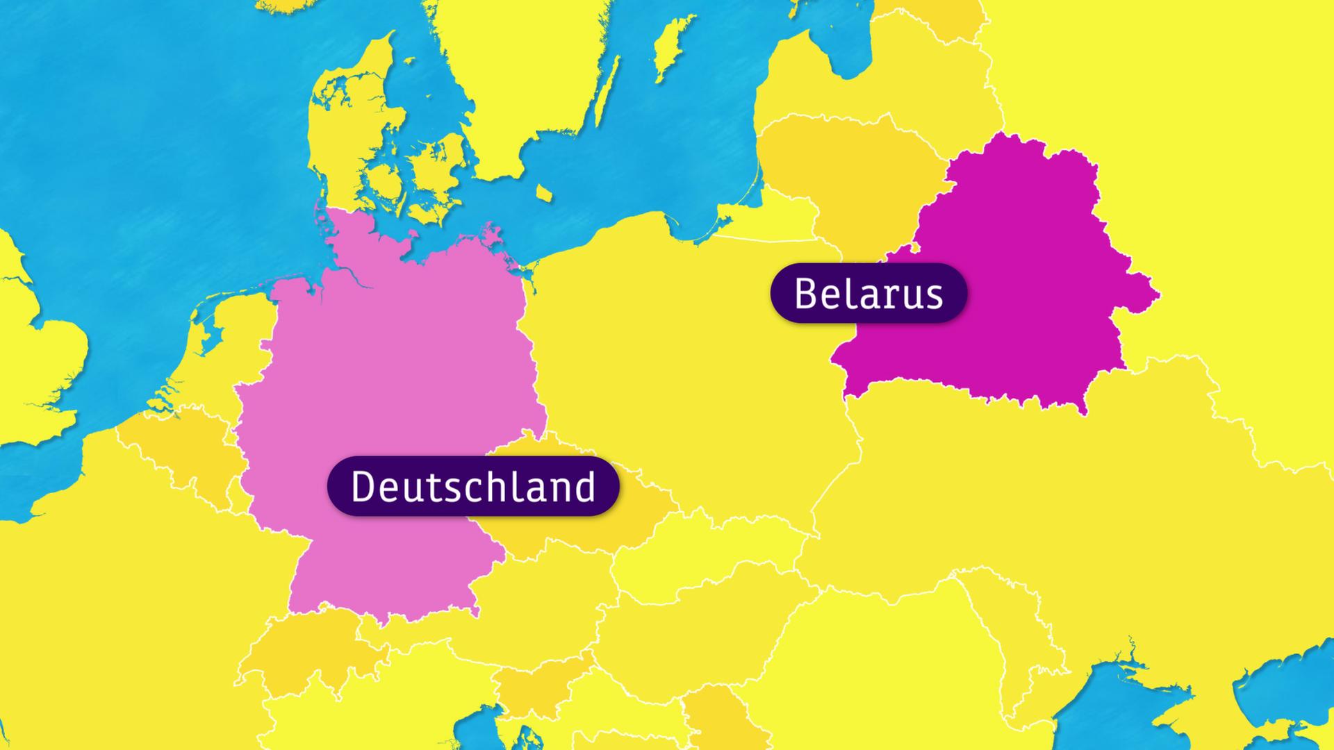 Karte Belarus