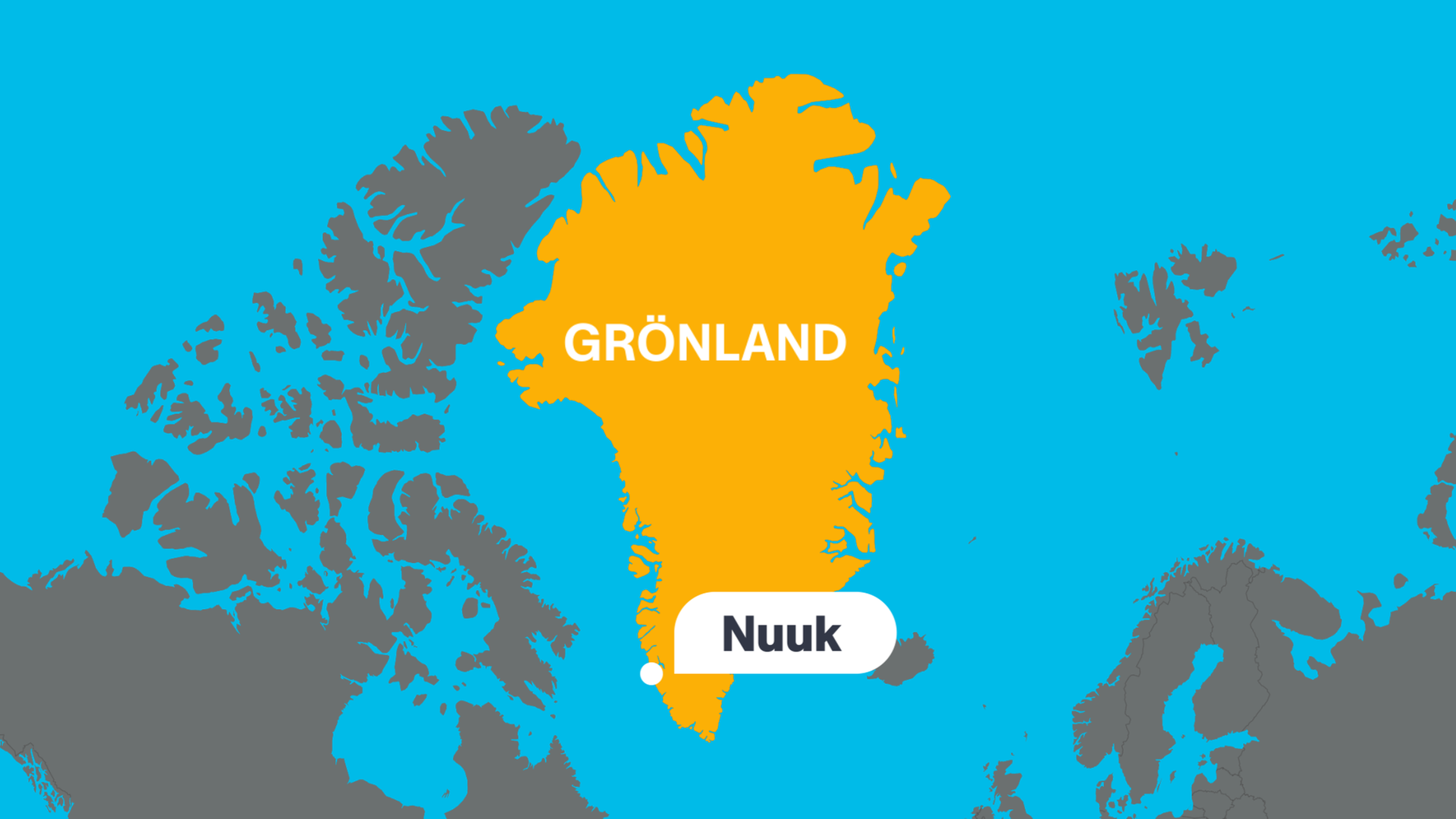 Karte von Grönland