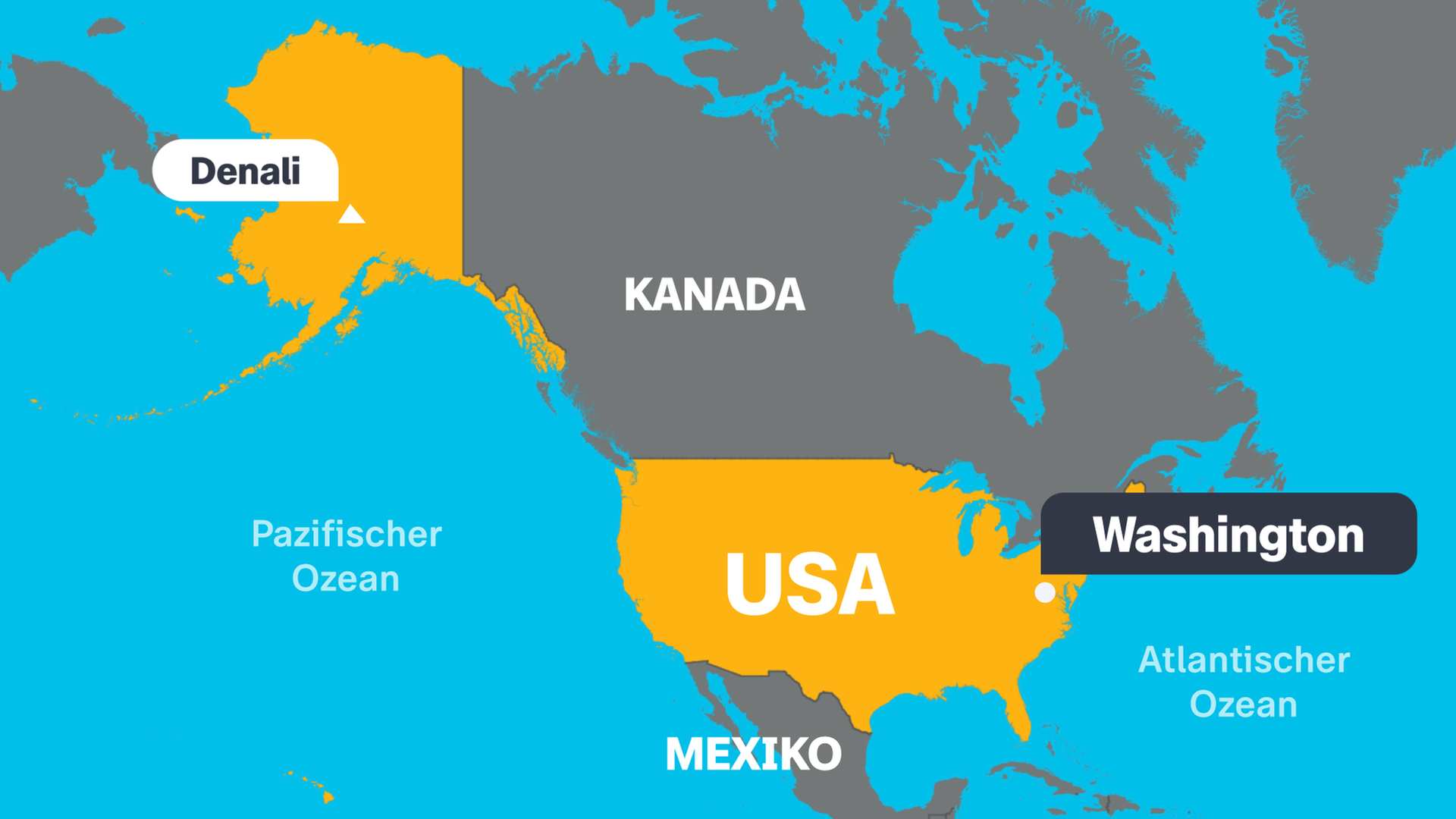 Karte USA