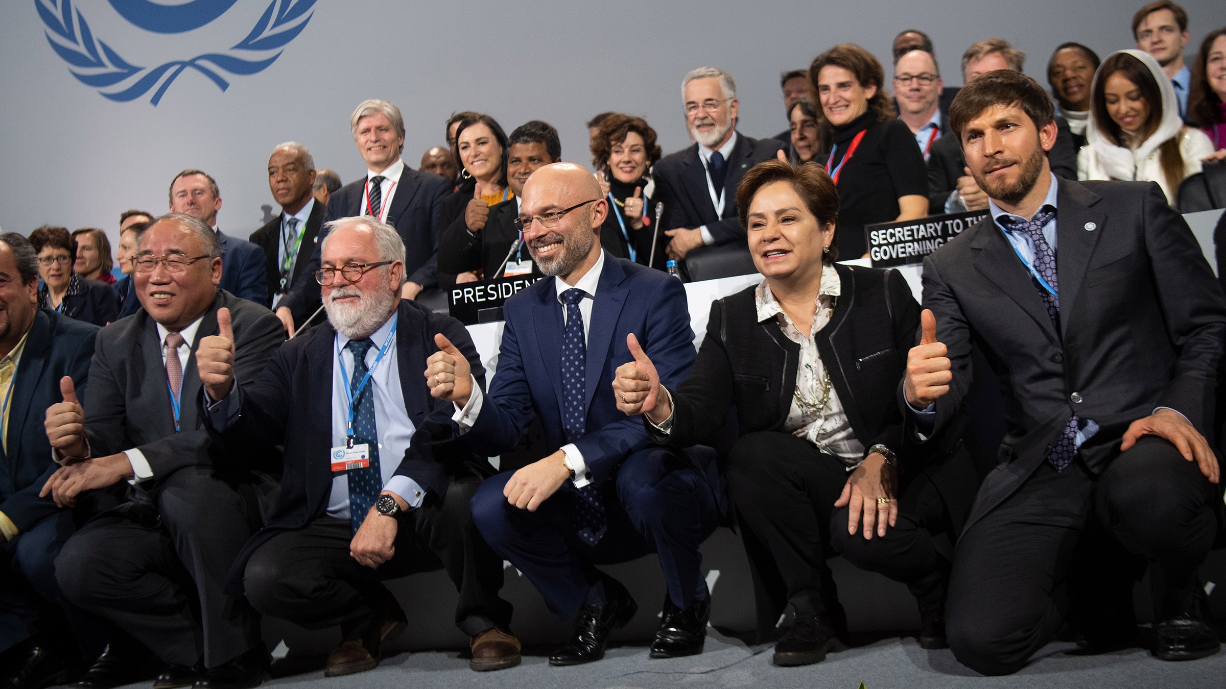 Teilnehmer des Klimagipfels