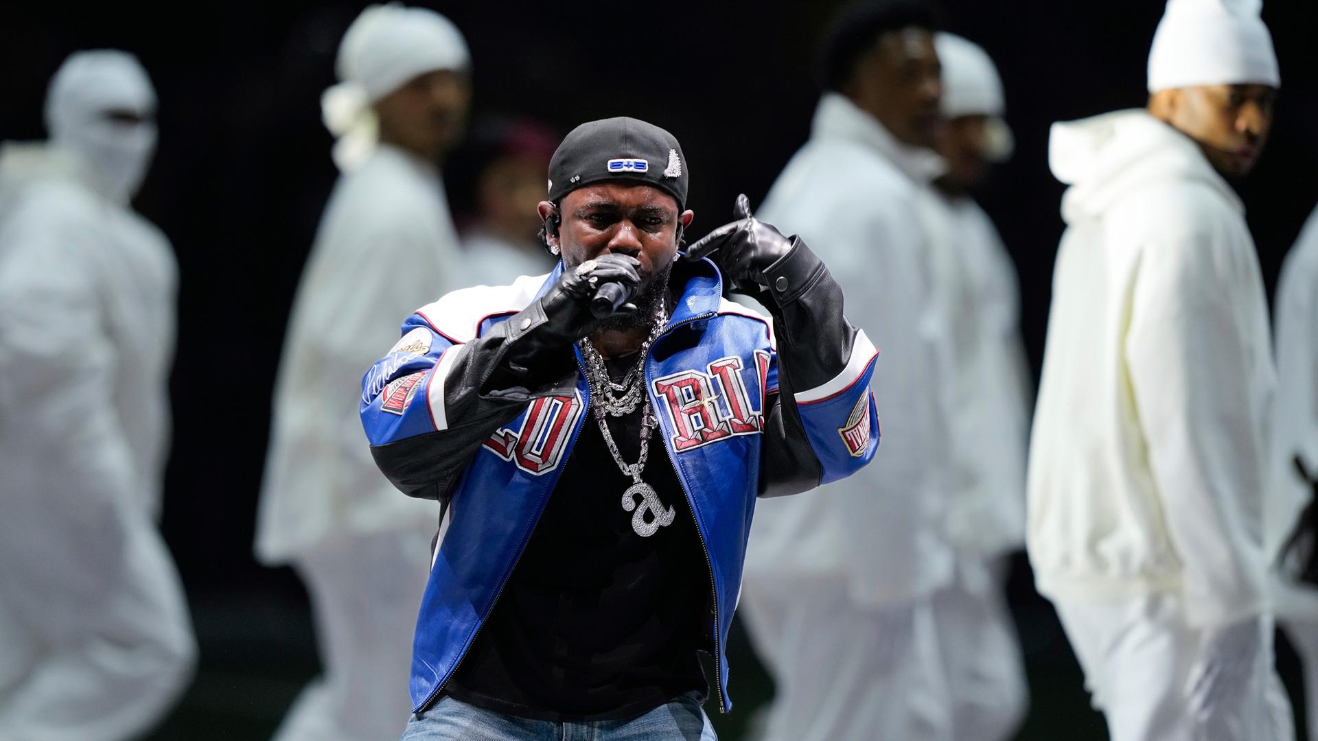 Kendrick LamarKendrick Lamar bei Halbzeit-Show des Superbowl