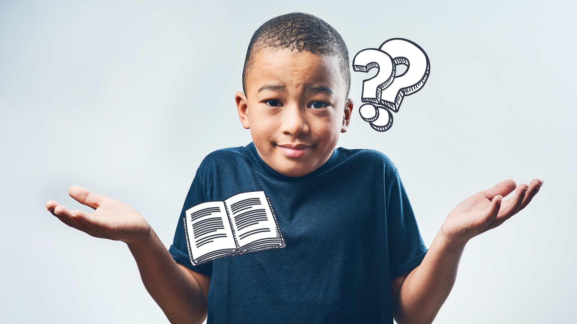 Ein Junge schaut verwirrt