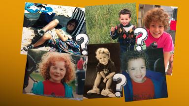 Kinderfotos der Moderator*innen und Reporter*innen