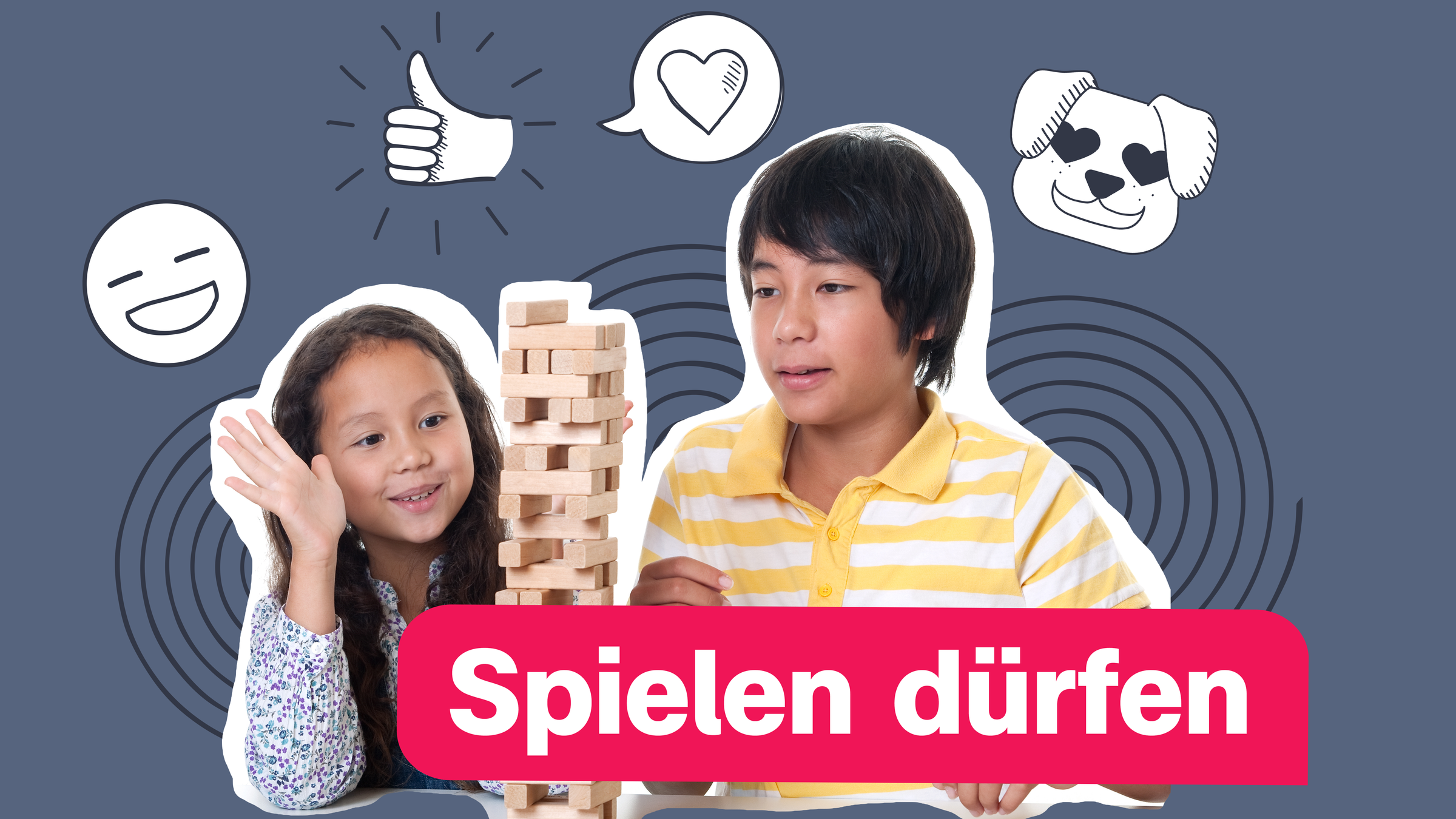 Kinder spielen