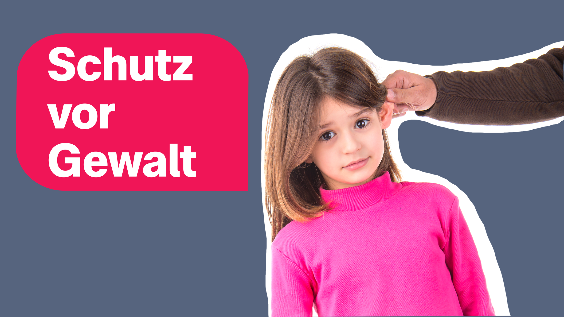 Mädchen wird an Ohr gezogen