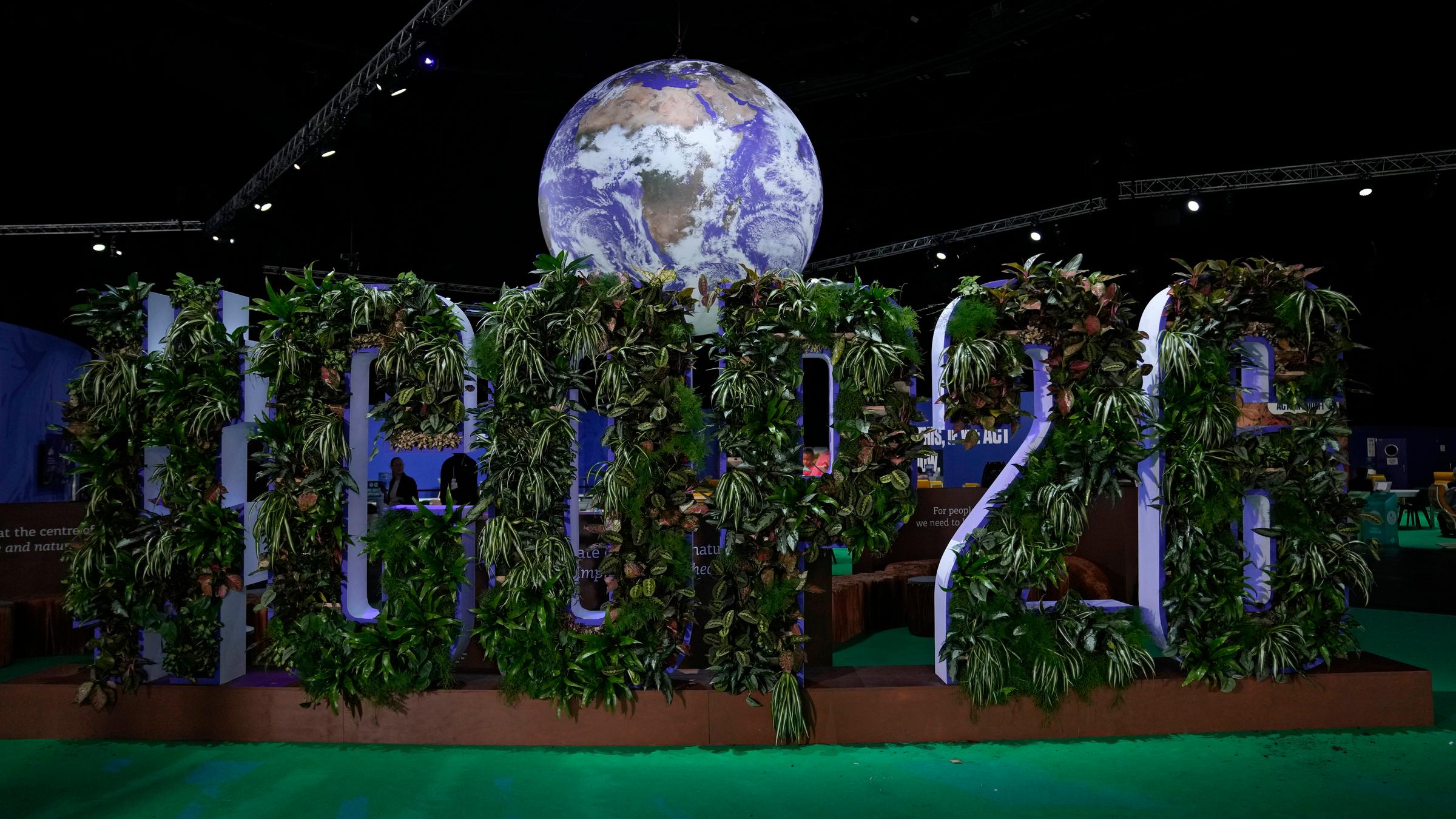 Logo des Klimagipfels in der "Action Zone"