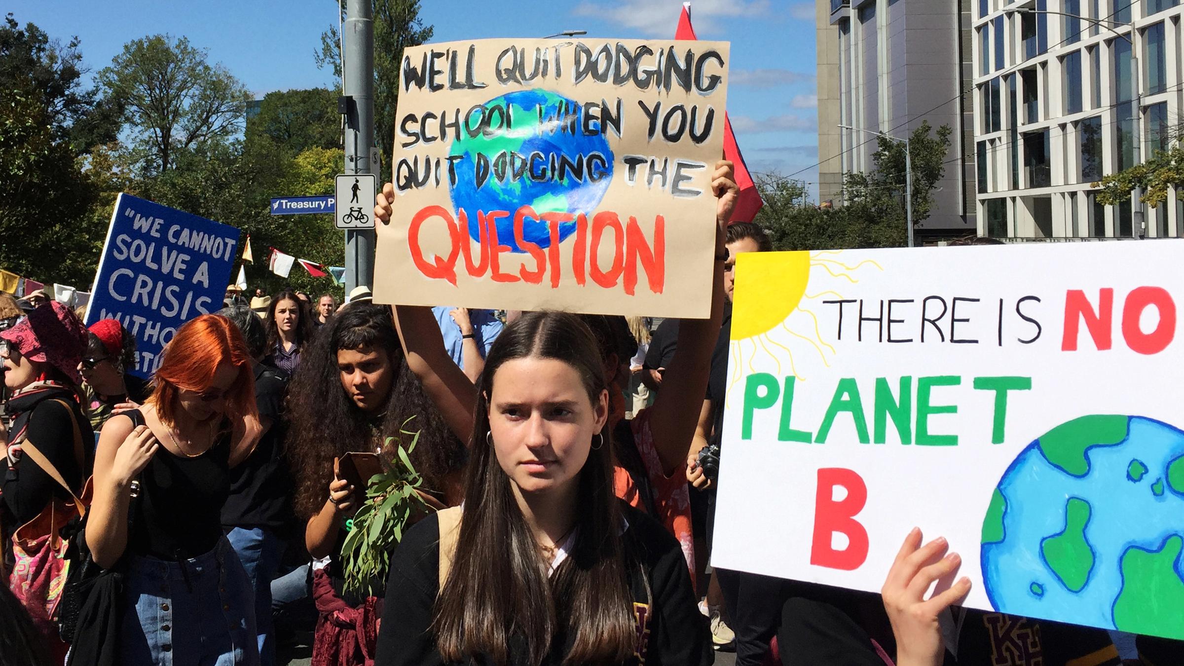  Proteste in Melbourne am 15.03.2019