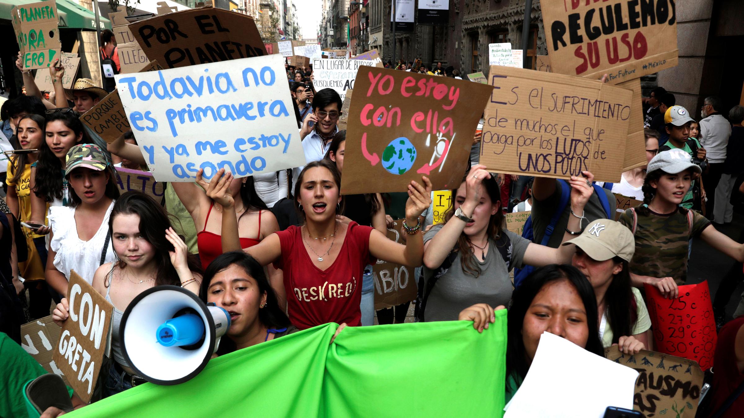 Proteste in Mexiko City am 15.03.2019