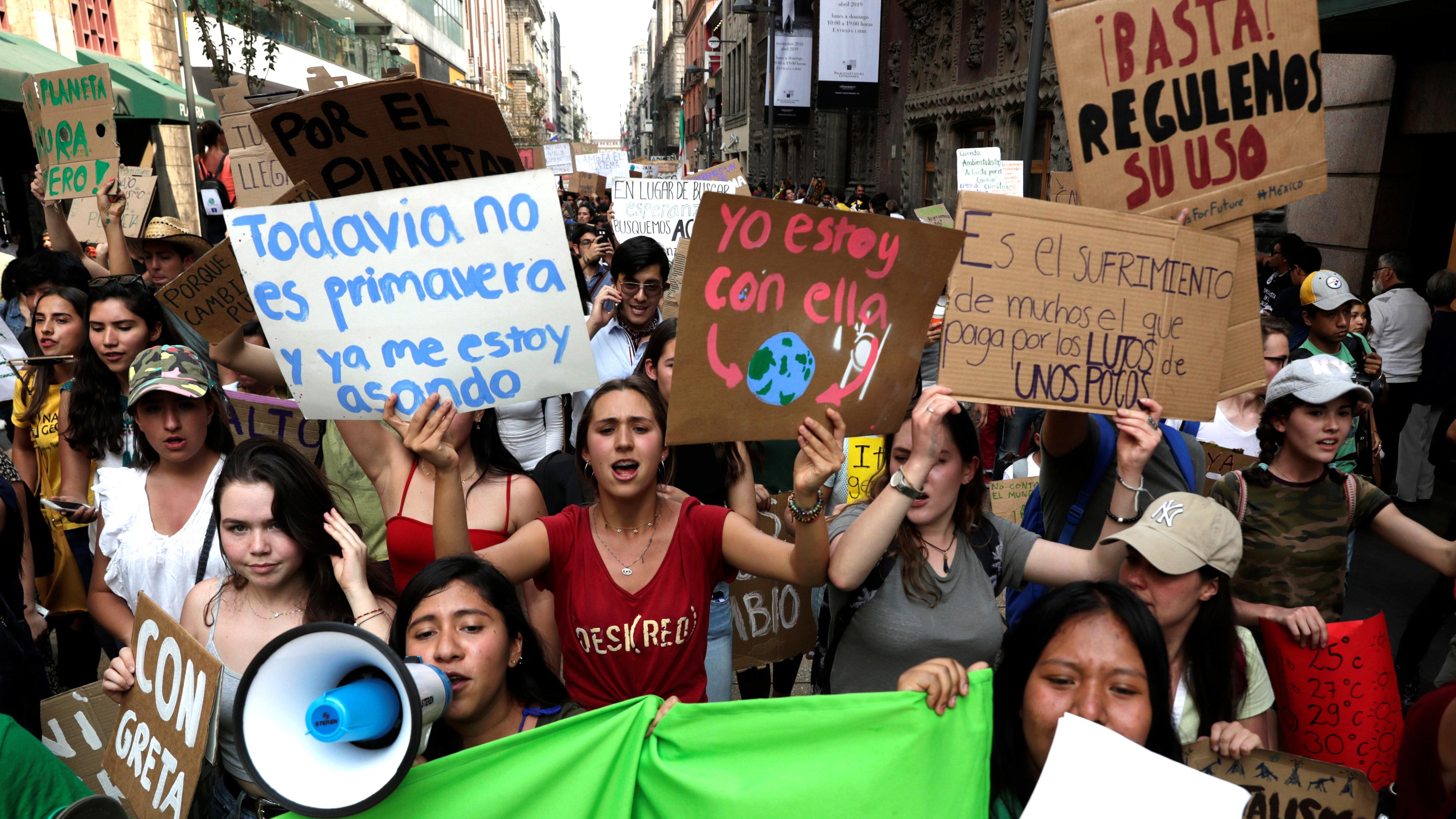 Proteste in Mexiko City am 15.03.2019